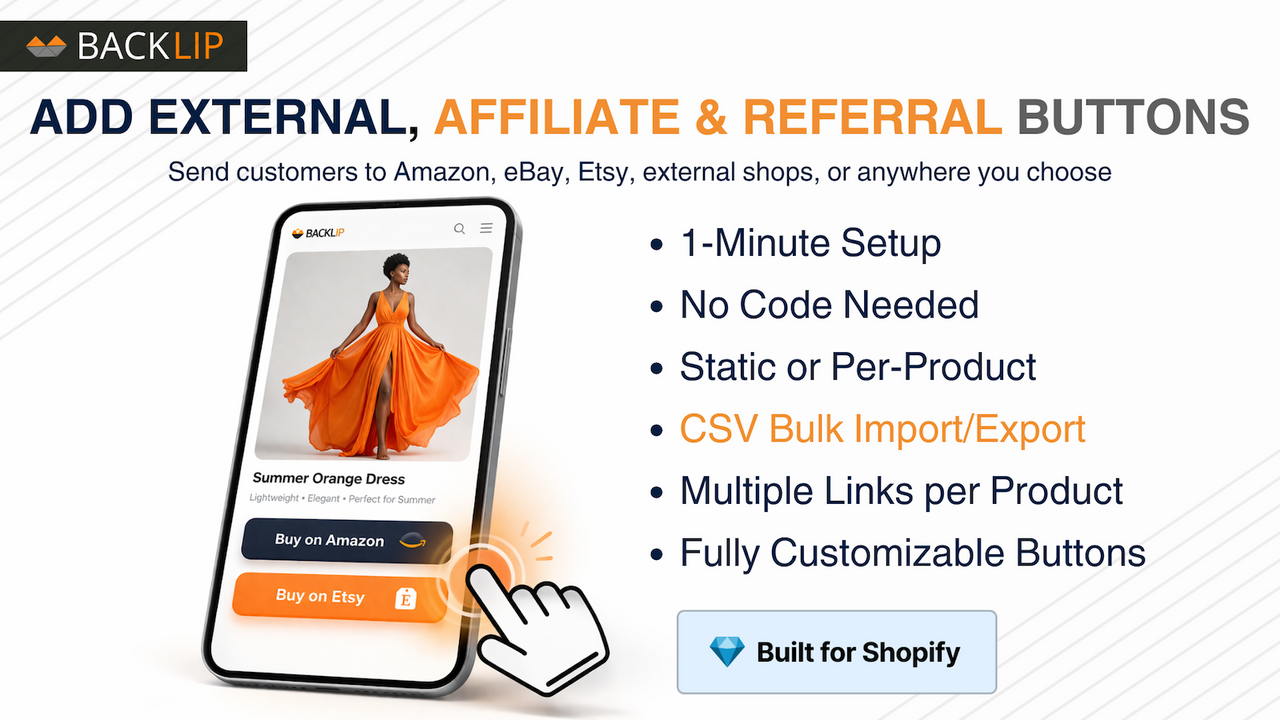 BL External Links Button for Shopify official Shopify App Store preview
