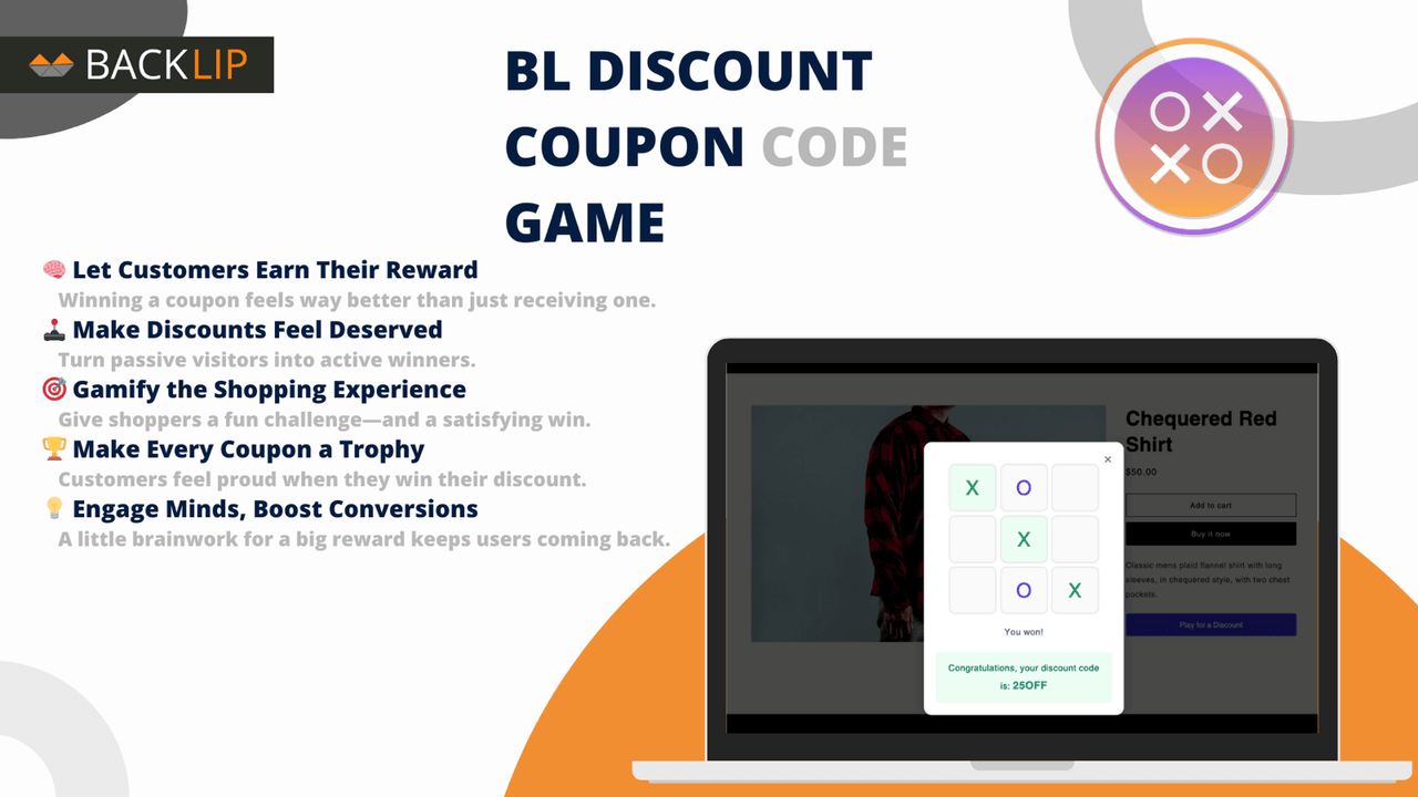 BL Discount Coupon Code Game for Shopify & Wix official Shopify App Store preview