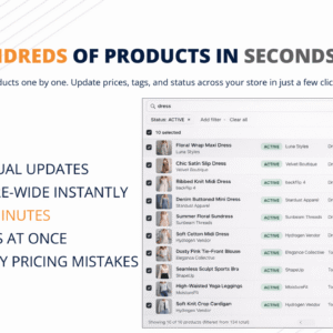 BL Bulk Product Editor for Shopify and Wix promotional feature image